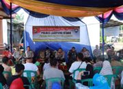 Program ‘Jumat Curhat’, Kapolres Lampung Utara Sambangi Warga Kelurahan Rejosari