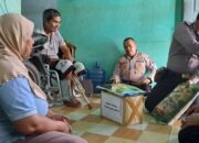 Kapolres Dumai Salurkan Bantuan Kepada Warga yang Mengalami Penyakit Stroke