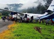 Pesawat SAM Air Tergelincir di Beoga-Puncak Papua Bawa 11 Penumpang