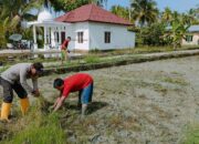 Bersama Warga, Bhabinkamtibmas Bagan Punak Pesisir Gotong Royong Kamis Bersih