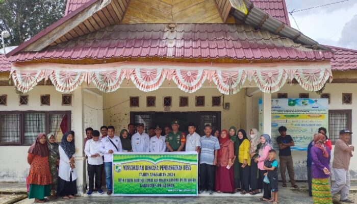 Hadiri Musrenbang Tahun Anggaran 2024 Desa Lubuk Keranji Timur Camat Bandar Petalangan Sampaikan Beberapa Pesan.