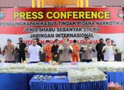 Terbesar dalam Sejarah Pengungkapan Narkoba Polda Riau, Berhasil Amankan 276 Kg Sabu dan Bekuk 5 Pelaku