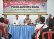 Kapolres Lampung Utara Sampaikan Pesan-Pesan Kamtibmas Melalui Program Jum’at Curhat