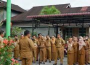 Pimpin Apel Pagi di BKPSDM, Wabup Rohil Ajak ASN Terus Tingkatkan Disiplin dan Berikan Pelayanan Terbaik