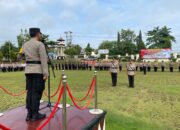 Kapolres Lampung Utara Sertijabkan Kapolsek Abung Barat dan Beri Reward Kepada Personel