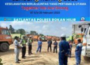 Hari ke 3 Ops Keselamatan LK, Satlantas Polres Rohil Rutin Binluh Tertib Berlalu Lintas