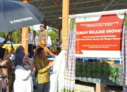 Bupati Rohil Resmikan Rumah Belajar Inovatif Bantuan Pertamina Hulu Rokan di Sintong