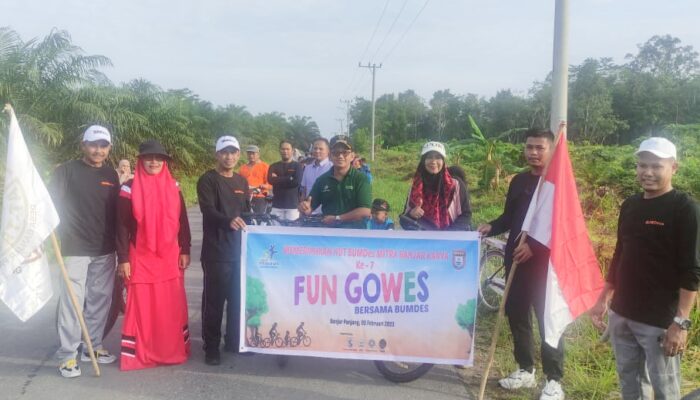 Bumdes Banjar Karya Adakan Fun Goes Bersama Masyarakat Desa Banjar Panjang.
