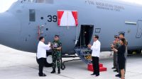 Presiden Jokowi Saksikan Penyerahan Pesawat Super Hercules TNI AU