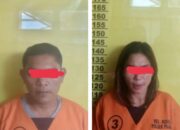 Edarkan Sabu, Seorang Buruh dan Seorang IRT Dicokok Polsek Pujud di Rumahnya