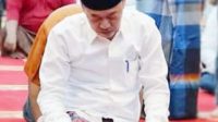 Lantunan Sholawat Sambut Safari Ramadhan Bupati Afrizal Sintong di Masjid Al- Ikhlas Bagan Siapi-api