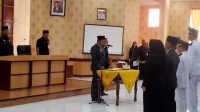 Wabup Lantik Sejumlah Pejabat Baru di Lingkungan Pemkab Rohil