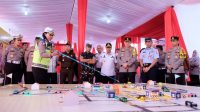 Kapolda Riau Bersama Forkopimda Riau Tinjau Pos Pengamanan Mudik Lebaran Ops Ketupat Lancang Kuning 2023