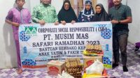 Kepala Desa Kusuma Ucapkan Terimakasih Ke PT Musim Mas Atas Penyaluran Bantuan Kepada Anak Yatim dan Fakir Miskin