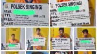 Daun Ganja Kering Sasar Pelajar, Polsek Singingi Bekuk 7 Pelaku Dalam Tempo 2 Hari