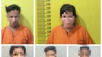 Sempat Buang BB Kedalam Kloset, 5 Penyalahguna Sabu Simpang Kanan Dibekuk Sat Narkoba Polres Rohil