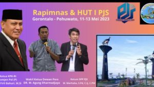 Wakil Ketua Dewan Pers Buka Rapimnas dan HUT PJS di Gorontalo