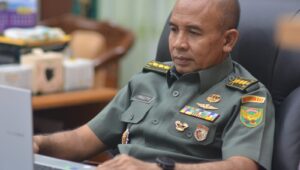 Meeting Zoom Dengan DPD RI, Kasrem 043/Gatam Tegaskan Siap Bantu Polda Atasai Kriminalitas