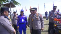 Wakapolda Lampung Tinjau Pengamanan Krui Pro Wsl Qs : 5000 di Krui