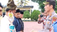 Tingkatkan Harkamtibmas Hadapi Pemilu Serentak Tahun 2024, Polres Rokan Hilir Apel Kamling