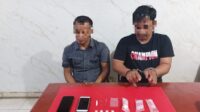 Gerebek Rumah Kontrakan, Tim Mata Elang Polres Kuansing Ringkus 2 Pengedar Sabu