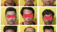 Diduga Pesta Sabu dan Ekstasi, 9 Pria di Tanjung Medan Digulung Sat Res Narkoba Polres Rohil