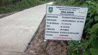 Gunakan Dana Bermasa, Pemdes Kadur Semenisasi Jalan Batin Net Bacik