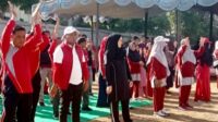 Bupati Zukri Hadiri Kegiatan Pelayanan Kesehatan Bergerak Tahap II, Dinas Kesehatan di Kecamatan Kerumutan