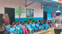 Edukasi Usia Dini, Satgas Preemtif Satlantas Polres Rohil Gelar Polsanak di RA Permata Hati