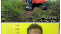 Diduga Rambah Kawasan Hutan Tanpa Izin, Operator dan 2 Excavator Diamankan Sat Reskrim Polres Rohil
