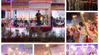 Bupati Rohil Lepas Peserta Pawai Obor Malam Taptu