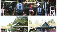 Final Dansatgas Cup Yon Armed 16 TK Tournament Bola Voli Putra Putri di Gasak Oleh Pasir Mulya Sontas dan Arinta Team