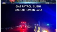 Tingkatkan Kamseltibcarlantas, Satlantas Polres Rohil Gelar Patroli Subuh
