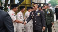 Kapolres AKBP Pangucap Ikuti Upacara Bendera HUT ke 78 RI Tingkat Kabupaten Kuantan Singingi
