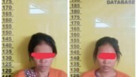 Terlibat Sabu, Perempuan Kakak – Adik Kandung di Rohil Ditangkap Polisi