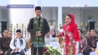 Momen Iriana Berpantun di Depan Presiden Jokowi Saat Membuka Acara Istana Berkebaya