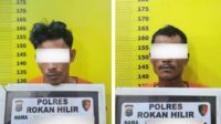 Tipidter Sat Reskrim Polres Rohil, Amankan 2 Operator Bersama 2 Excavator Tersangka Pelaku Tindak Pidana Kehutanan di Sekeladi