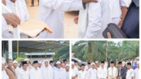 Bupati Rohil Afrizal Sintong Kunjungi Madrasah Suluk Thariqat Naqsyabandiyah Teluk Pulau Hulu