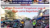 Dukung Operasi Zebra LK 2023. Polres Rohil Gelar Strong Points dan Pengaturan Lalin