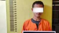 Satroni Rumah Maling TV dan Uang, Pria Tak Bekerja Ditangkap Polsek Bagan Sinembah