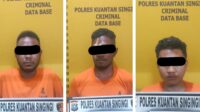 Keroyok Korban Hingga Pingsan, 3 Security PT Gatira Mulya Diringkus Polres Kuansing