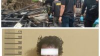 Respon Cepat Polisi Terhadap Ludesnya Eks PN Rohil Dilalap Si Jago Merah, Pria Ini di Rutan Polsek Bangko