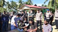 Kapolres Bireuen Cek Warga Etnis Rohingya yang terdampar di Kecamatan Peudada
