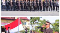 Peringati Hari Pahlawan Tahun 2023, Polres Rohil Laksanakan Upacara dengan Penuh Hikmat