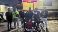 Aksi Nekat Curi Sepeda Motor di Siang Bolong Terekam CCTV, Pria Ini Diringkus Polsek Bangko