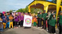 Kadis Pendidikan Rohil Lepas Peserta Jalan Santai Memeriahkan HUT PGRI Ke- 78 di Kecamatan Bangko 