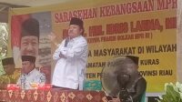 Sarasehan Kebangsaan MPR RI.bersama DR.IR.H.Idris Laena,.MH di Hadiri Ratusan Warga Kelurahan Sorek Satu.