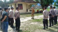 Laksanakan OMB, Satgas Preventif Polres Kuansing Kawal Kampanye Caleg pada Pemilu 2024 di Kecamatan Logas Tanah Darat