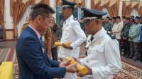 Bupati Rohil Kembali Lantik Dua Penghulu Hasil Pilpeng Serentak 