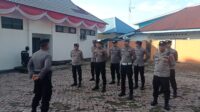 OMB Polres Kuansing, Gelar Apel Pagi Personel dan Perketat Pam Kantor KPU